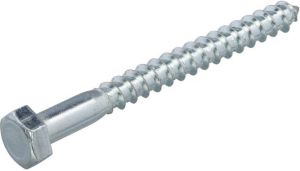 Hoenderdaal Houtdraadbout 4.6 vz 7x80mm DIN571
