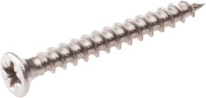 Hoenderdaal Spaanplaatschroef rvs pk pz 3.0x16mm met kleine 5mm kop