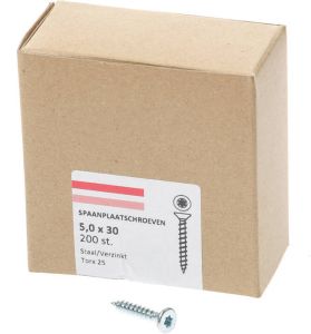 Hoenderdaal Spaanpl.schr.vz pk tx25 5.0X30 vd