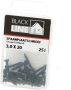 Blackline Spaanplaatschroef Hcp Zwart Pk Torx TX10 3.0X20 | 25 stuks 6901.20.13020 - Thumbnail 2