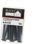 Blackline Spaanplaatschroef Hcp Zwart Pk Torx TX25 +Snijpunt 6.0X50 30 | 10 stuks 6901.20.16050 - Thumbnail 1