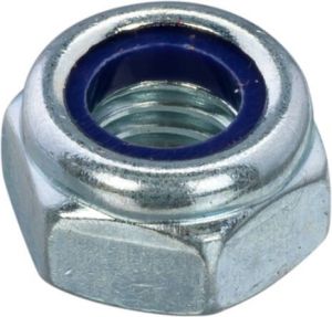 Hoenderdaal Zeskantmoer zelfborgend vz M6 DIN985