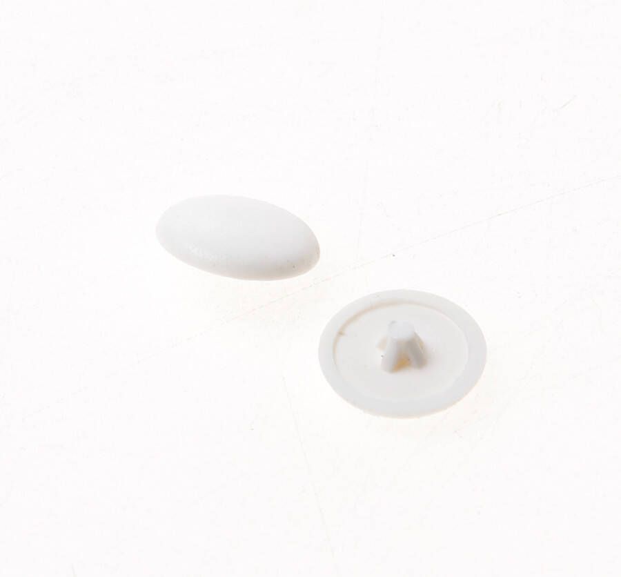Hofa Afdekkap 12mm wit v.spaanpl.