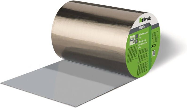 Illbruck ME104 | Bitumenband | Alu | 7 5 cm | 1 rol a 10 meter ME104329595 - Foto 2