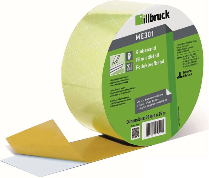 Illbruck Foliekleefband ME301 60mm (25mtr)4014431622737