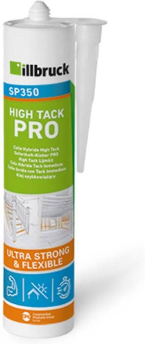 Illbruck SP350 High Tack Pro Lijmkit | Zwart | 310 ML | 12 stuks SP350396591