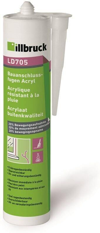 Illbruck LD702 Acrylaatkit Buitenkwaliteit | 310 ML LD705395867