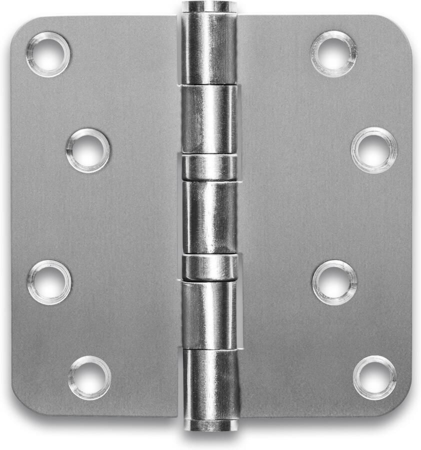 In-Door Kogellagerscharnier Titan kogellager rvs 89x89