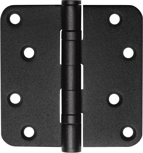In-Door Kogellagerscharnier Titan kogellager zwart incl. schroeven 89x89
