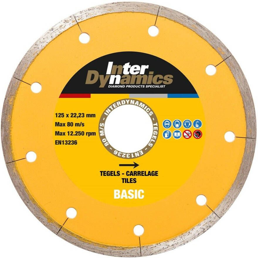 InterDynamics DIAMANDZ TEGEL BASIC 115X22.2