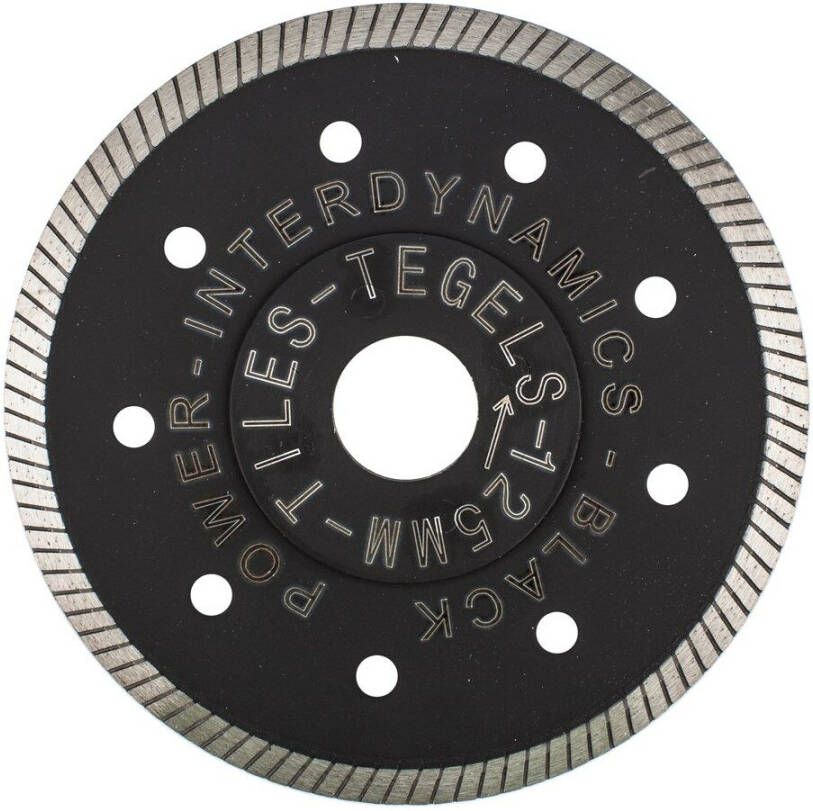 InterDynamics Inter Dynamics Diamantzaag Black Power Standard 125mm 304125