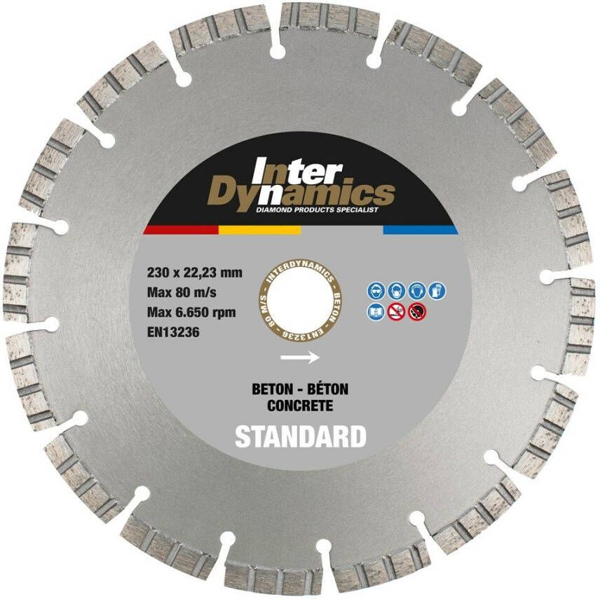 InterDynamics DIAM.BLAD BETON STD 230 310231