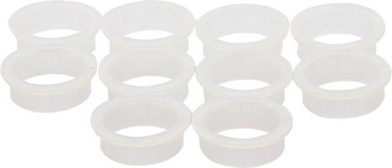 Intersteel Accessoireset C: 10 nylon ringen 20mm-18mm wit