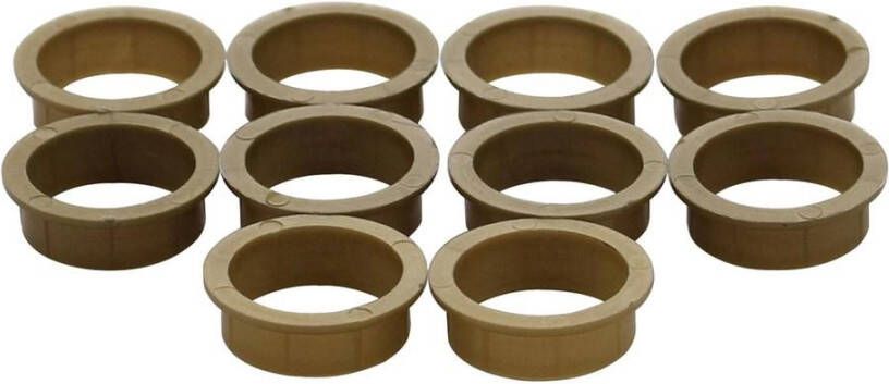 Intersteel Accessoireset D: 10 nylon ringen 20mm-18mm bruin