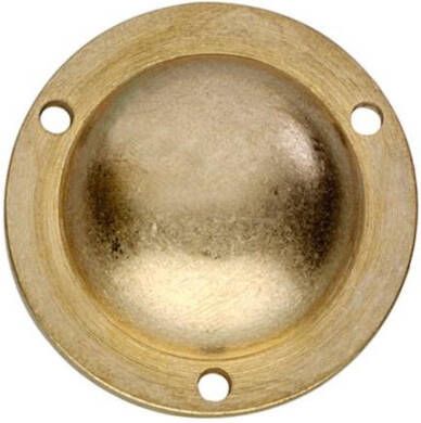 Intersteel Afdekplaatje voordeurknop mess. getrom.