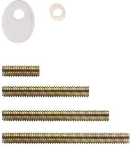Intersteel Bevestigingsset L doorgaand paarsgewijs alleen T-schuin voor hout glas pvc alu. deurdikte10-65