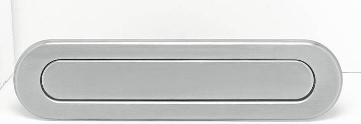 Intersteel Briefplaat ovaal rvs 35375