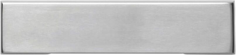 Intersteel Briefplaat rechthoek verdekt naar buitendraaiend rvs