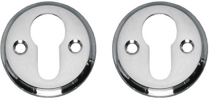 Intersteel Cilinderrozetten !50X5Mm Chroom Pc !50X5 Chroom