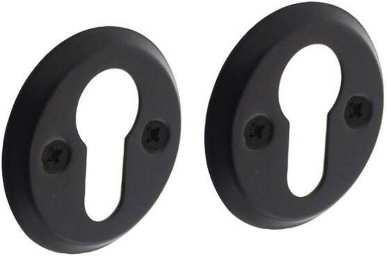 Intersteel Cilinderrozetten !50X5mm Zwart Pc !50X5 Zwart