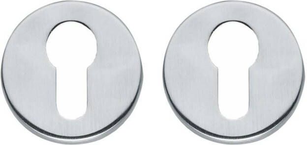 Intersteel Cilinderrozetten Verdekt !49X7Mm Ch Pc !49X7 Chroom