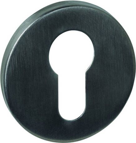 Intersteel Cilinderrozetten verdekt ø52x6mm PVD antraciet