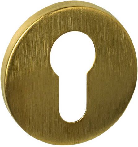 Intersteel Cilinderrozetten verdekt ø52x6mm PVD messing mat