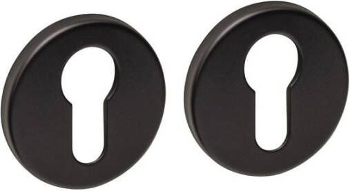 Intersteel Cilinderrozetten verdekt ø53x9mm structuur zwart