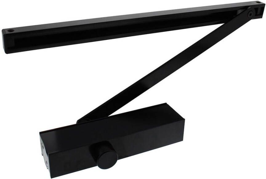 Intersteel Deurdranger met glijarm dr.124 Zwart