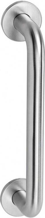 Intersteel Deurgreep op rond rozet 252 mm rvs geborst.