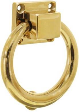 Intersteel Deurklopper rond 107 mm messing on