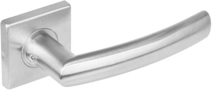 Intersteel Deurkr.Blok vierk.rozet rvs geborst.