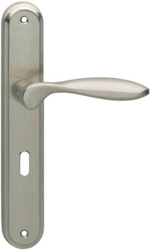 Intersteel Deurkr.George schild sl.gat 56 mm nikkel mat