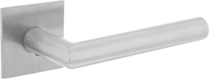 Intersteel Deurkr.Hoek 90° op vierkant magneet rozet rvs