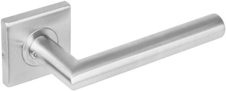 Intersteel Deurkr.Hoek 90° vierk.rozet rvs geborst.