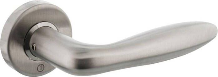 Intersteel Gatdeel Jupiter op rozet met ring met veer RVS