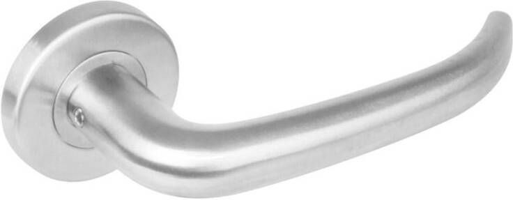 Intersteel Deurkr.Sabel m.rozet met 7 mm nok rvs geborst