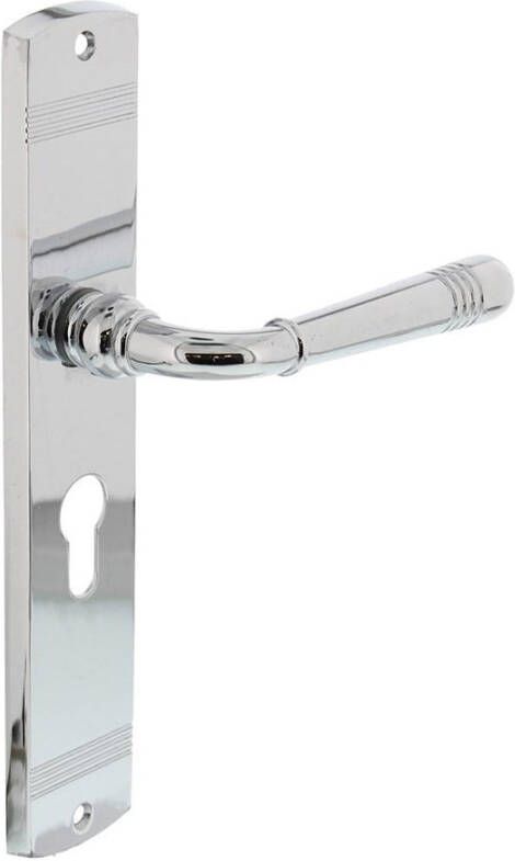 Intersteel Deurkruk 1705 Emily op langschild profielcilindergat 55mm chroom