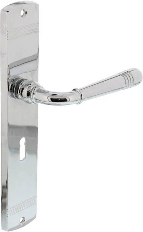 Intersteel Deurkruk 1705 Emily op langschild sleutelgat 56 mm chroom