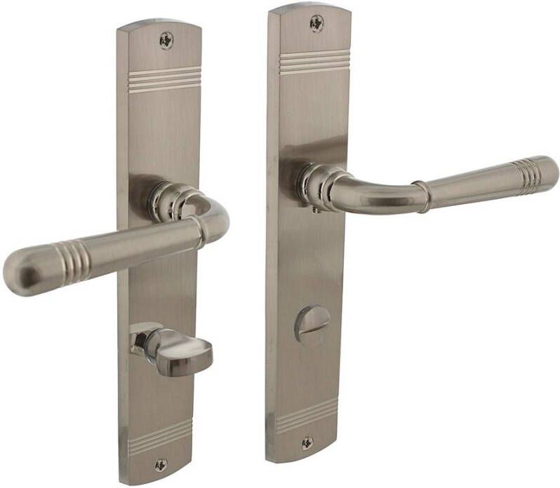 Intersteel Deurkruk 1705 Emily op langschild WC78 8mm nikkel mat