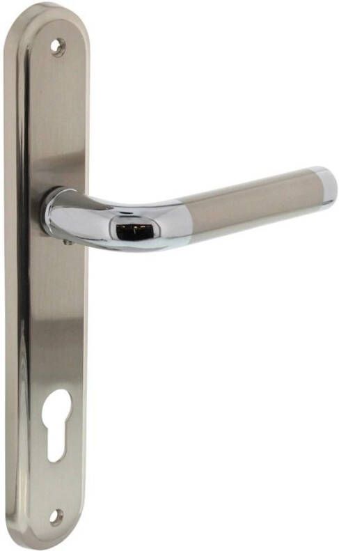 Intersteel Deurkruk Agatha op langschild PC88 chroom nikkel mat
