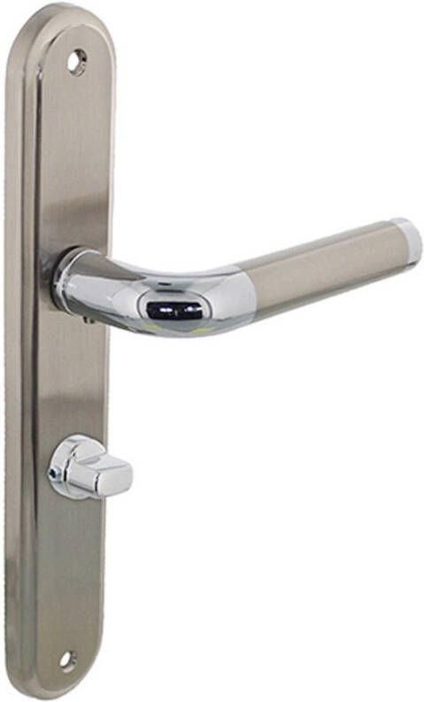 Intersteel Deurkruk Agatha op schild WC 63 mm chroom