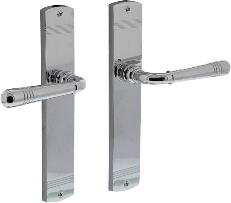 Intersteel Deurkruk Emily op schild blind chroom