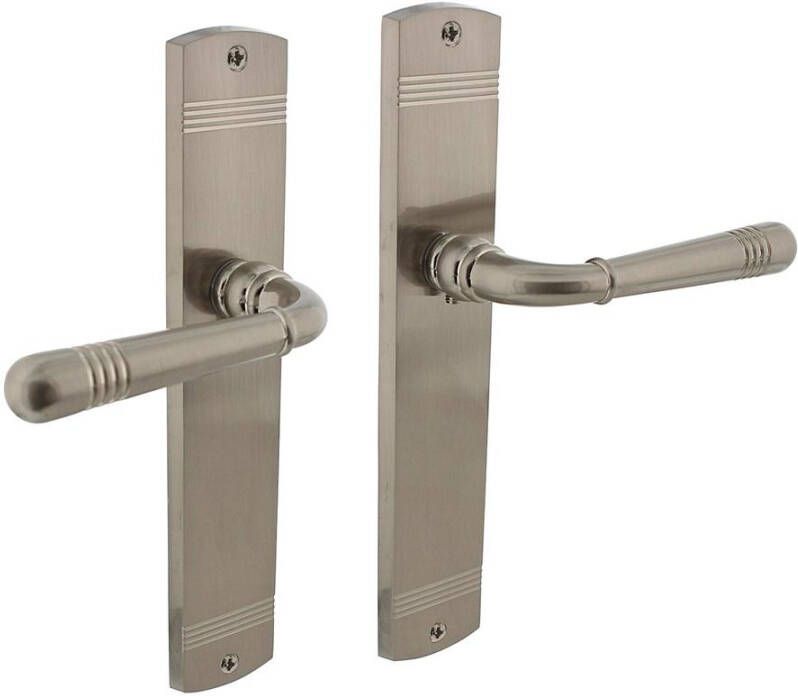 Intersteel Deurkruk Emily op schild blind nikkel mat