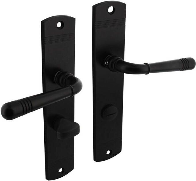 Intersteel Deurkruk Emily op schild WC63 8mm z dk Emily op sc