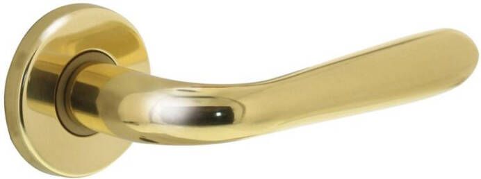 Intersteel Deurkruk Jupiter op rozet messing gelakt