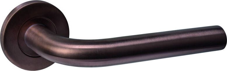 Intersteel Deurkruk Q 02 op rozet verdekt ø52x6mm PVD brons