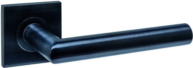 Intersteel Deurkruk Q 04 op rozet verdekt 53x53x6mm PVD zwart