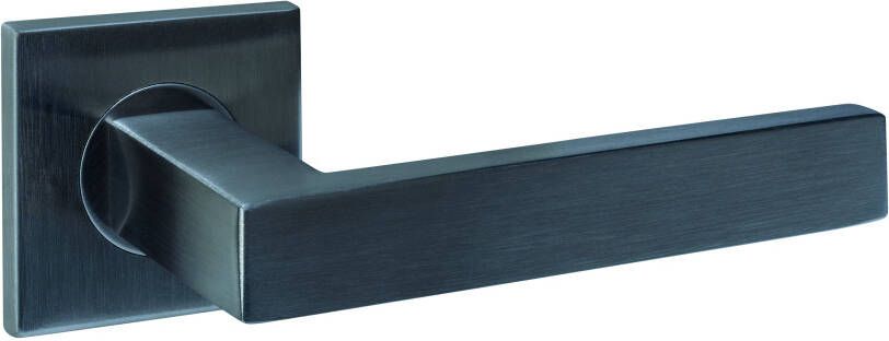 Intersteel Deurkruk Q 05 op rozet verdekt 53x53x6mm PVD antraciet