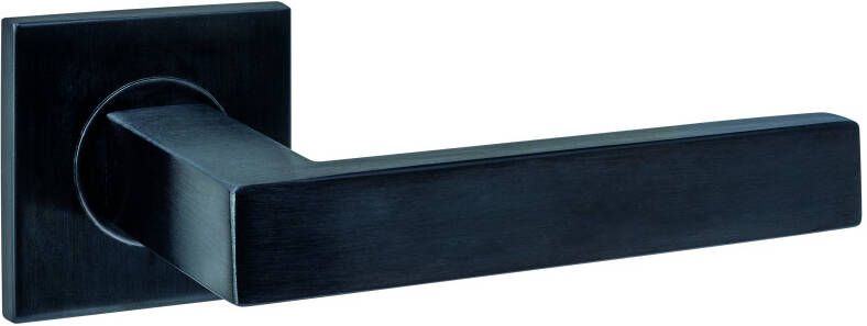 Intersteel Deurkruk Q 05 op rozet verdekt 53x53x6mm PVD zwart